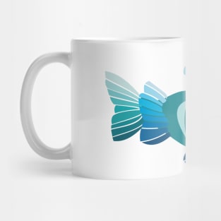 Blue Fish Mug